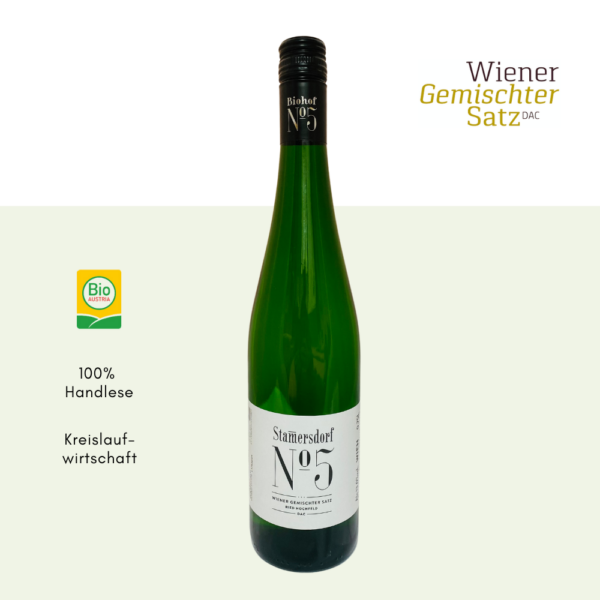 Bio Wiener Gemischter Satz, DAC, Ried Hochfeld 0,75l - 2023